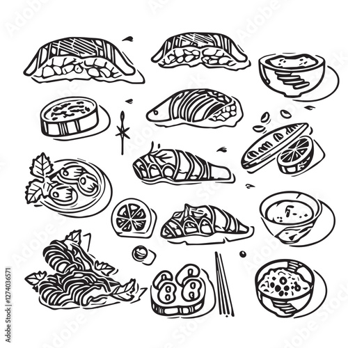 food, asian, restaurant, japanese, meal, delicious, sushi, rice, japanese food, japanese cuisine, chinese, cuisine, fresh, japan, smile, woman, dinner, art, man, background, table, tasty, gourmet, ill