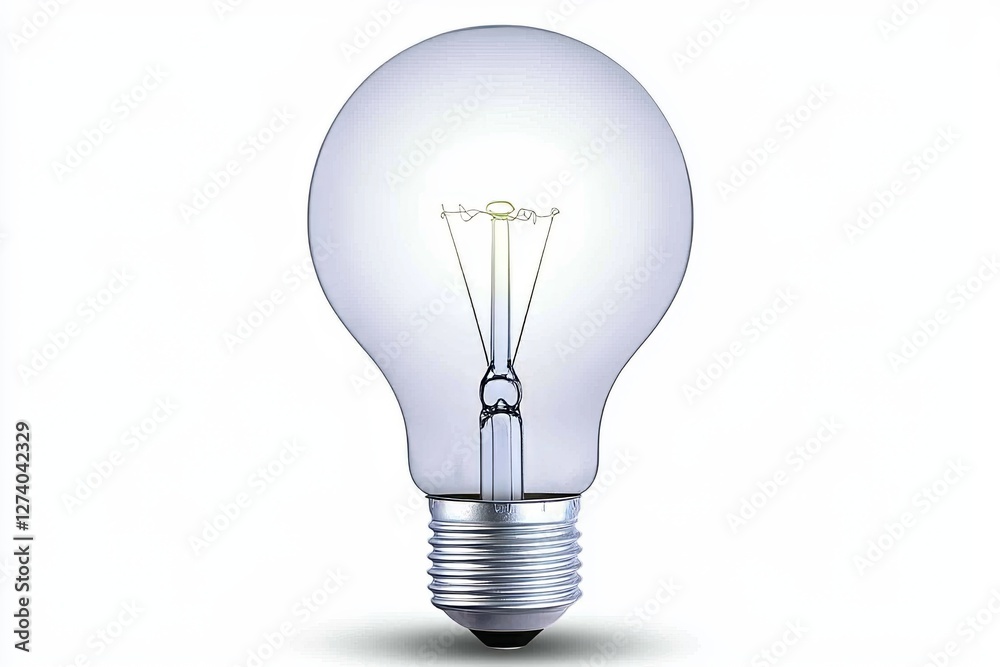 Electricity illuminates the glass lightbulb Electricity illuminates the glass lightbulb