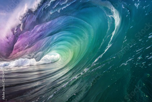 Rainbow Ocean Wave