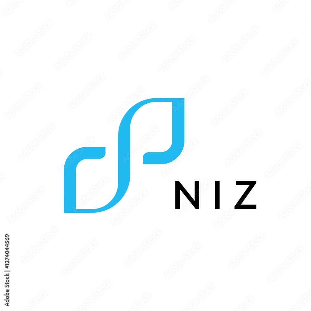 NIZ Letter Initial Logo Design Template Vector Illustration NIZ Letter Initial Logo Design Template Vector Illustration