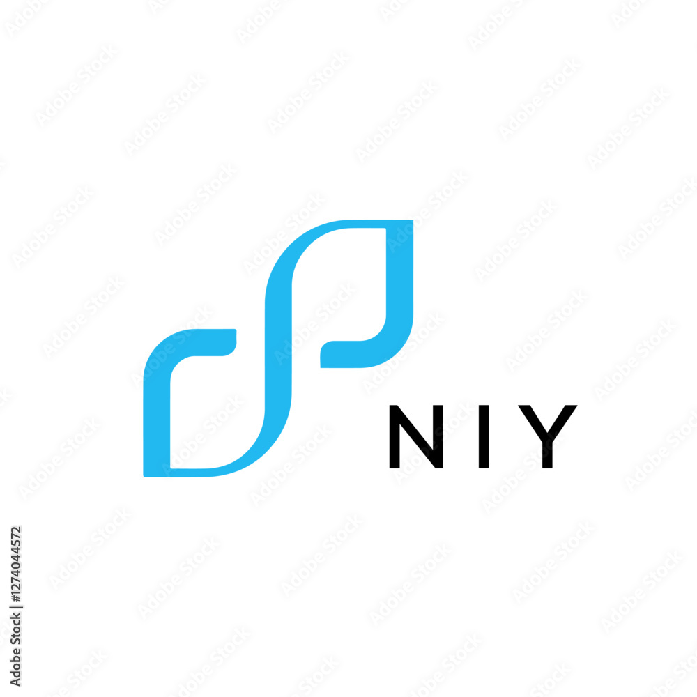 NIY Letter Initial Logo Design Template Vector Illustration NIY Letter Initial Logo Design Template Vector Illustration