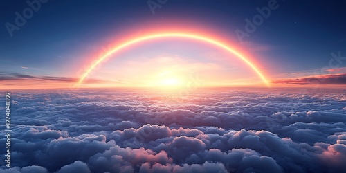 sunrise in the sky