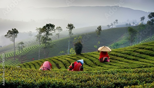 Tea Gardens of Assam Assam, India