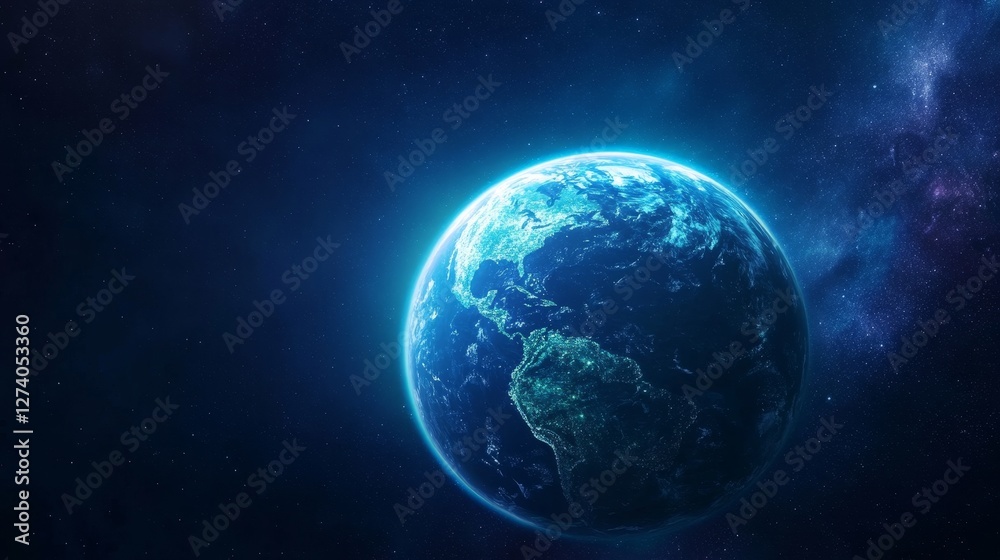 Earthrise Aurora From Space - A breathtaking view of Earth from space, showcasing the vibrant aurora borealis illuminating the night side. Symbolizing exploration, wonder, beauty, fragility Earthrise Aurora From Space - A breathtaking view of Earth from space, showcasing the vibrant aurora borealis illuminating the night side. Symbolizing exploration, wonder, beauty, fragility