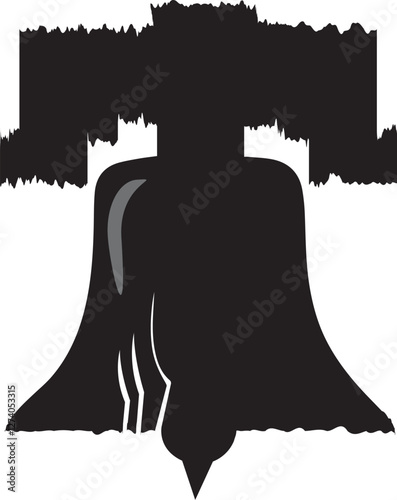 Liberty Bell Vector Art, Icon new design.