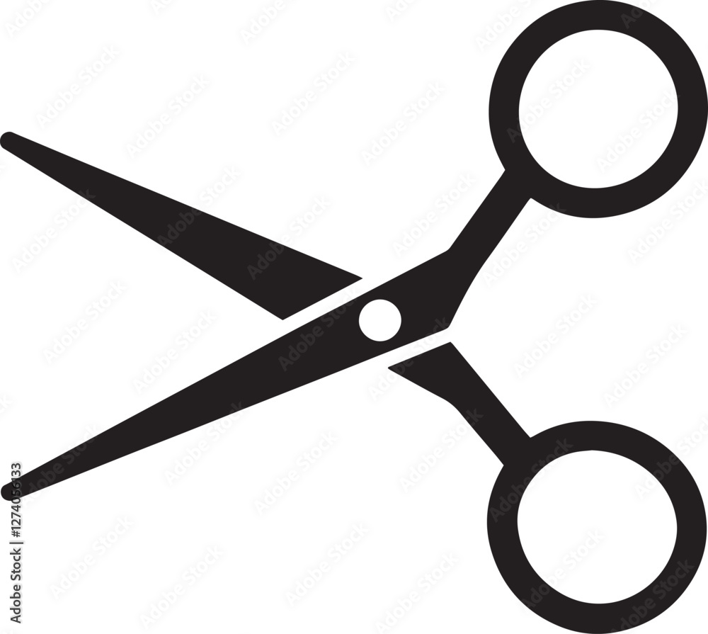 Scissors Icon silhouette vector illustration