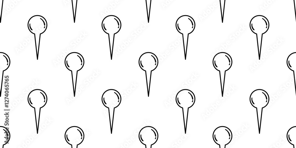 Seamless pattern of location pin icons Seamless pattern of location pin icons