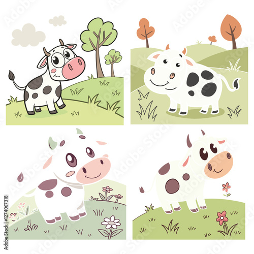  Funny cow animals cartoon