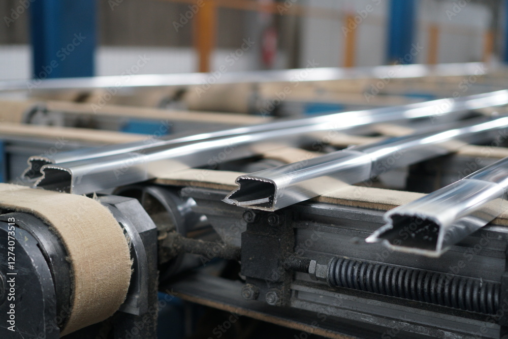 Aluminium extrusion profile in Factory Warehouse Machine