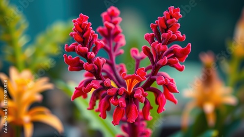 Captivating Close-Up of the Enchanting Gymnadenia emeiensis photo