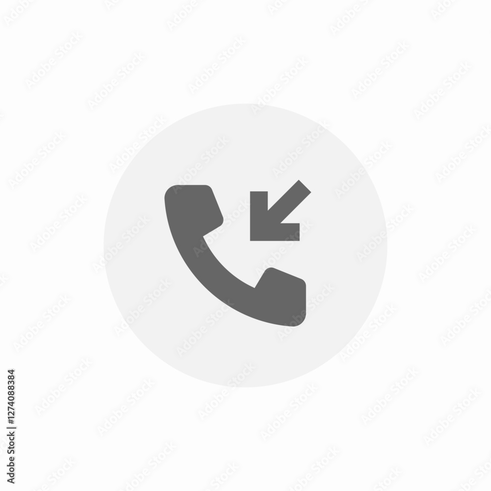 incoming call phone icon sign vector incoming call phone icon sign vector