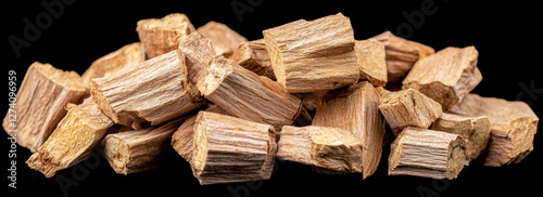 Wallpaper Mural close up of unique licorice root pieces showcasing their texture and color Torontodigital.ca