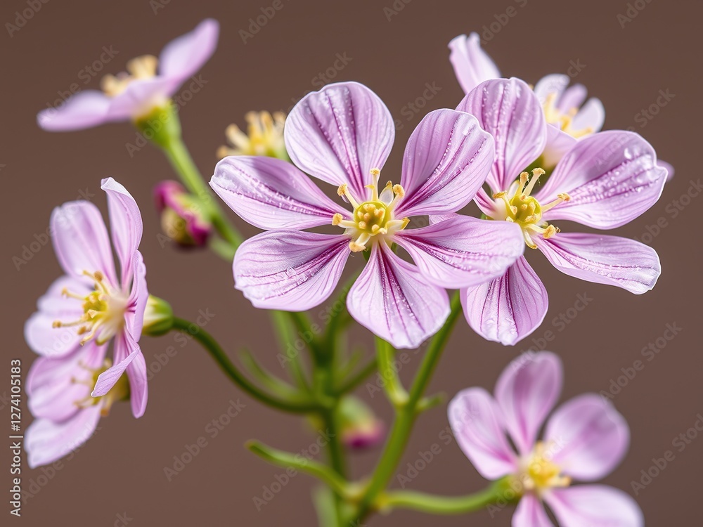 Fototapeta premium Silene pseudatocion: A Graceful Wildflower in its Natural Habitat
