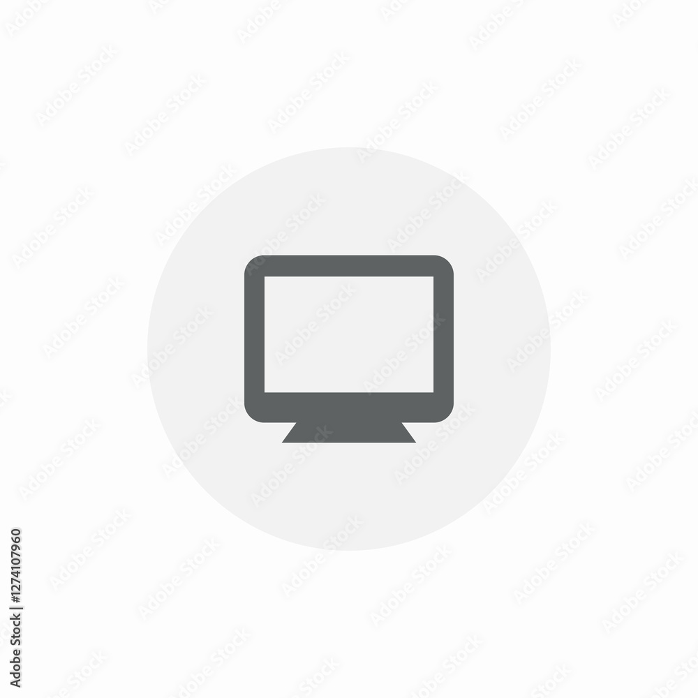 desktop connect icon sign vector desktop connect icon sign vector