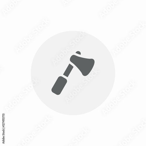 work tool axe icon sign vector