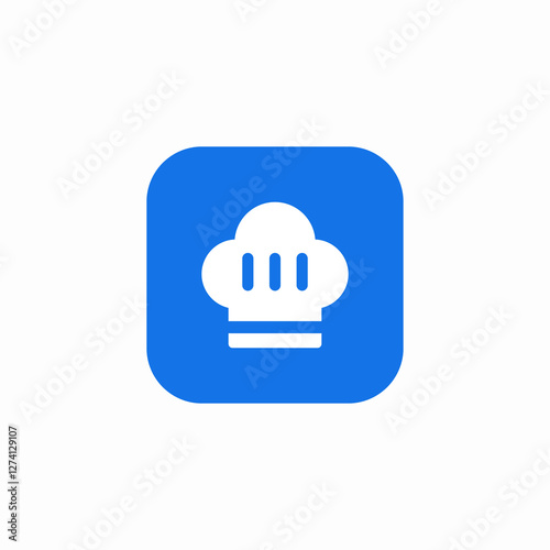 cooking chef hat icon sign vector