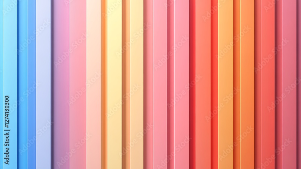 Fototapeta premium Abstract Colorful Vertical Stripes Gradient Pattern