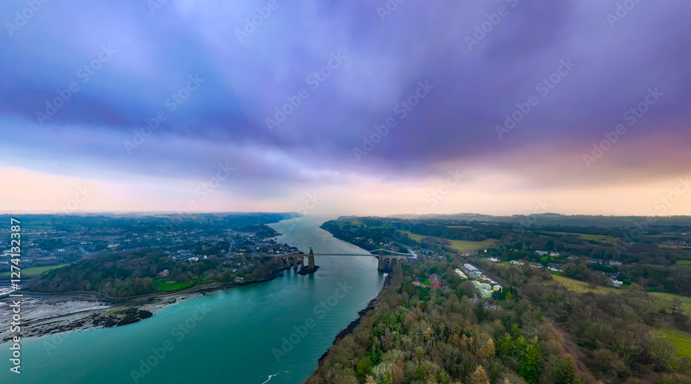 Fototapeta premium Menai Straits, North Wales