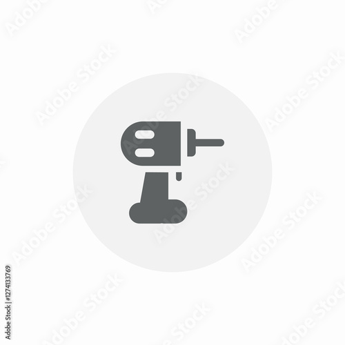 repair drill icon sign vector
