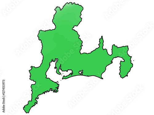 少しゆるい東海地図 中部日本 旅行