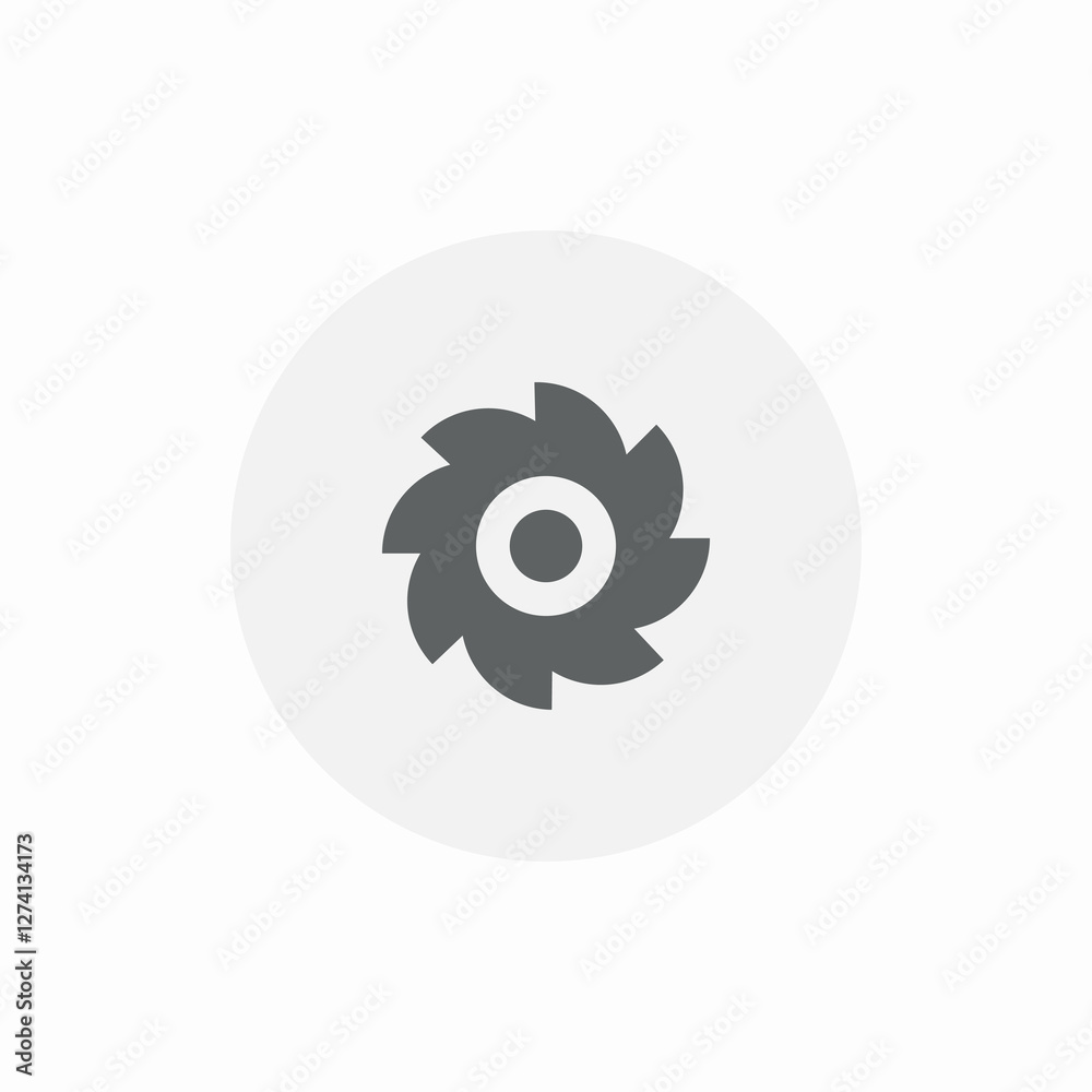 saw cycle icon sign vector saw cycle icon sign vector