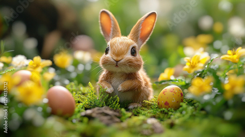 A Whimsical Highland With B...