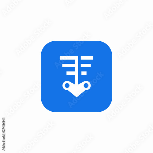 x ray abdomen screening icon sign vector