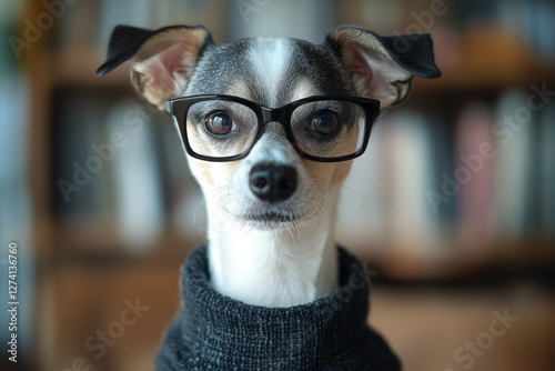 Dog Realtor Wearing A Costu...