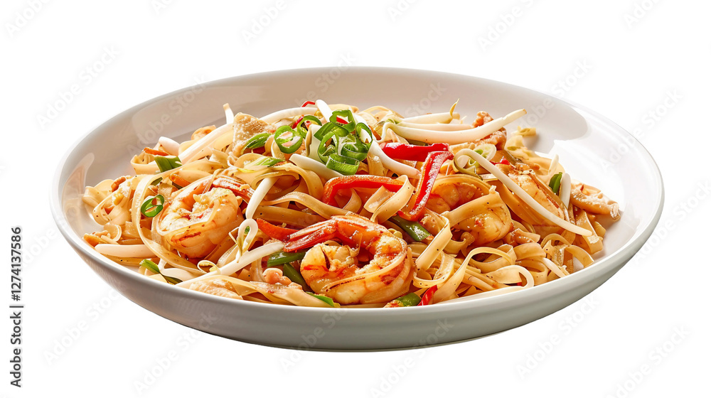 Thai Noodles on transparent background PNG. Thai Noodles on transparent background PNG.
