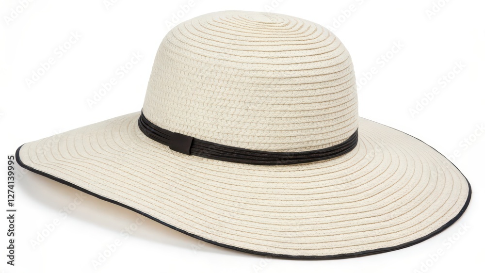 Straw Hat, White Background Straw Hat, White Background