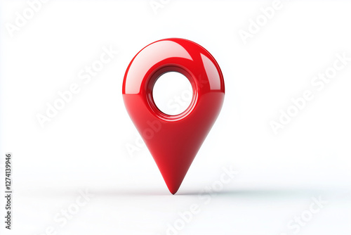 Isolated red pin icon, a symbol for location and navigation, perfect for map, travel, and GPS pointer sign, mark indicating a specific place or destination Free Download Isolated red pin icon, a symbol for location and navigation, perfect for map, travel, and GPS pointer sign, mark indicating a specific place or destination - GFXLoad