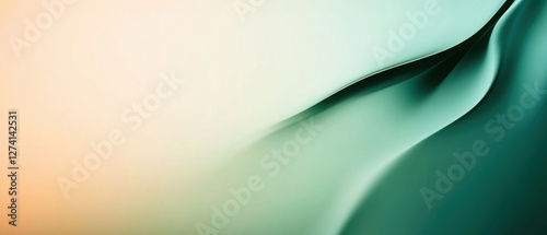 An abstract green gradient background with rich tones of emerald and jade blending smoothly into lighter shades of pale green, featuring a soft blur texture. 