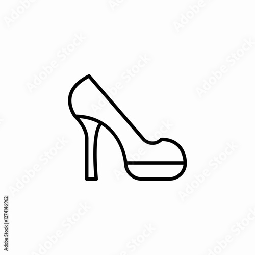 high heels icon sign vector