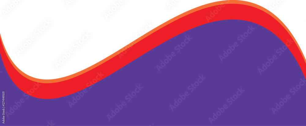 Fototapeta premium abstract background with red wave