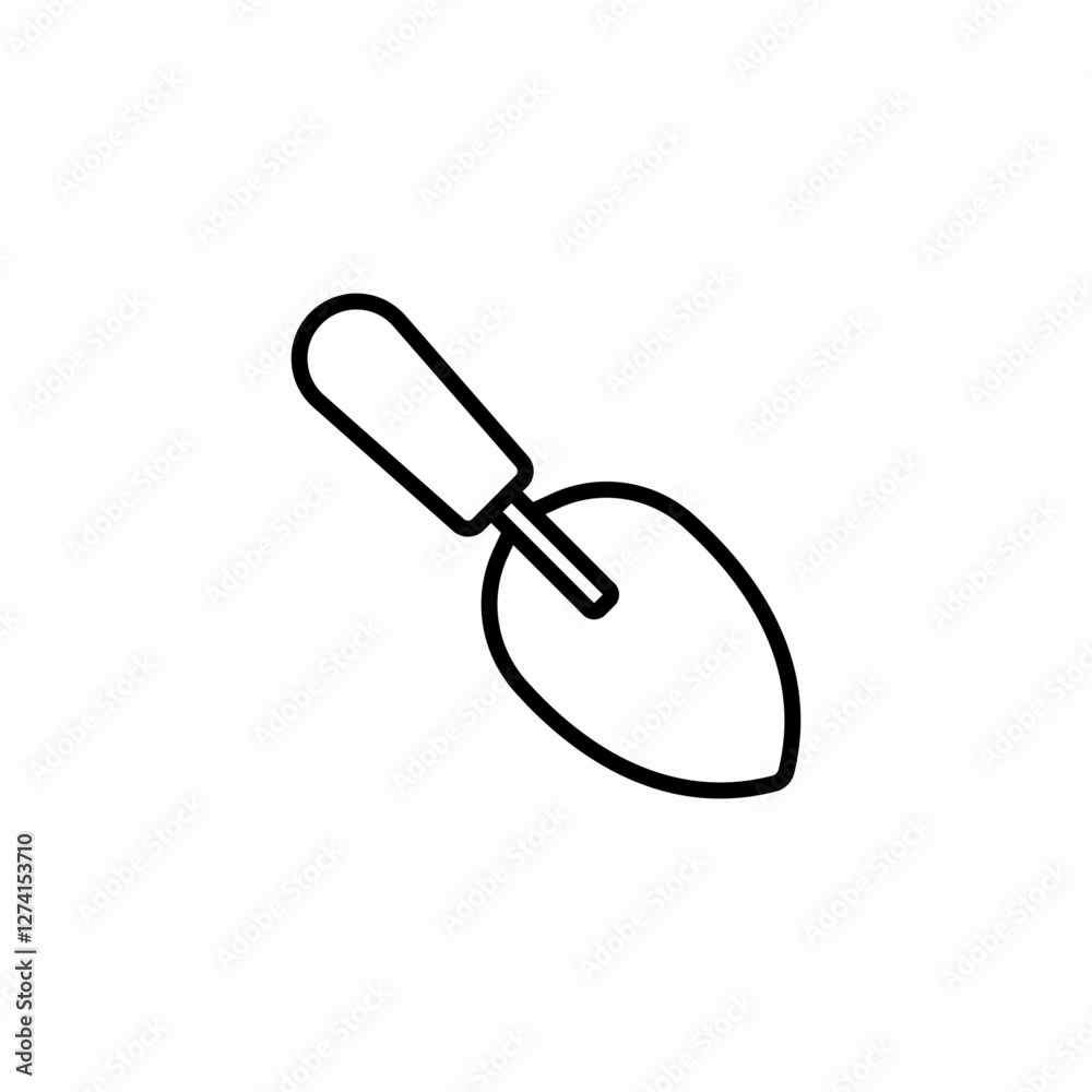 tool trowel icon sign vector tool trowel icon sign vector