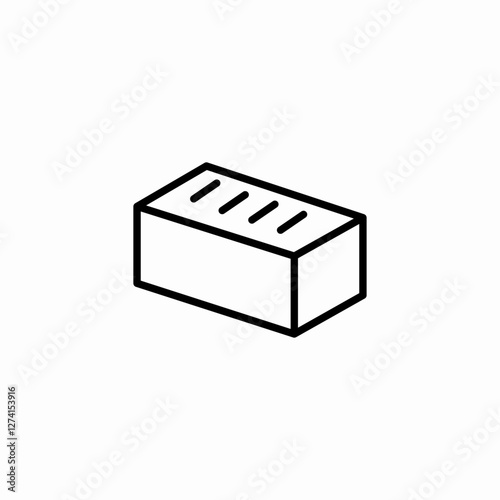 tools brick construction icon sign vector