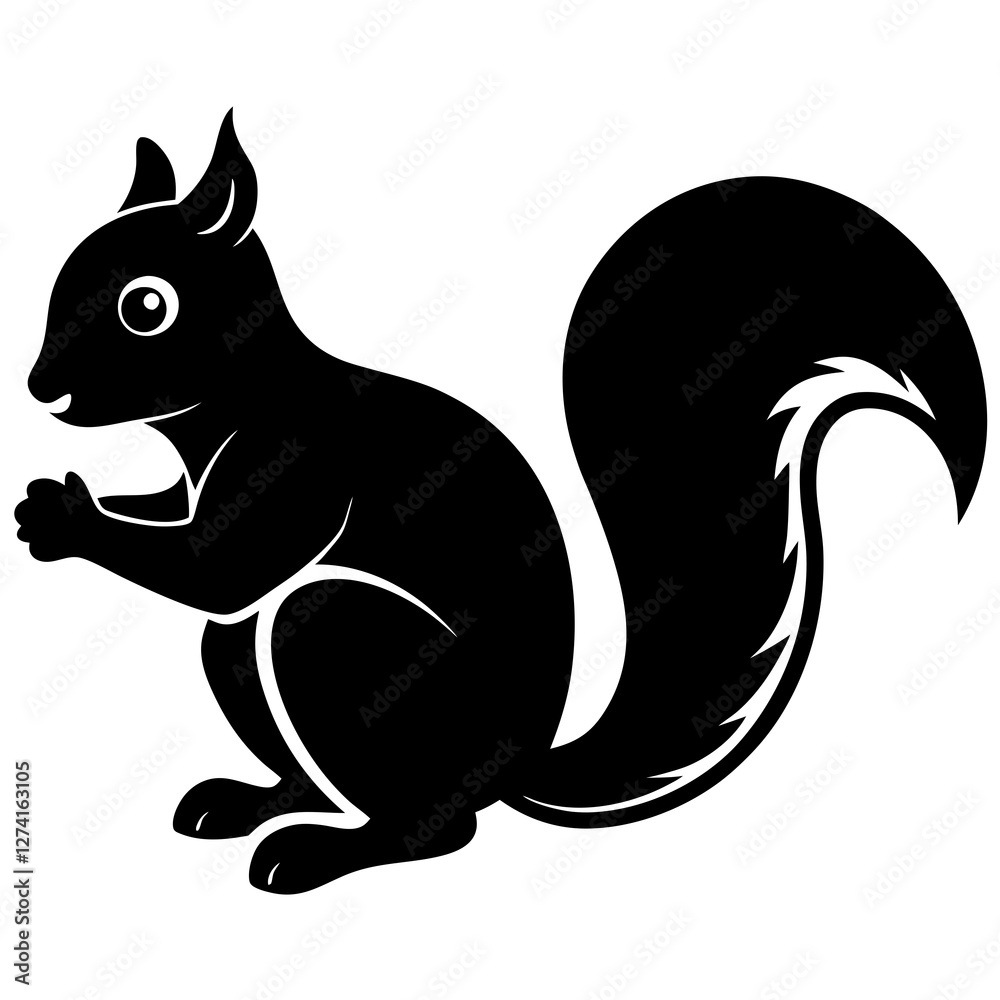 squirrel with nut squirrel with nut