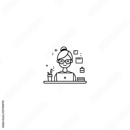 vector illustration of a social network