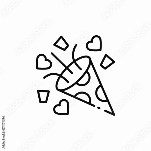 love party icon sign vector