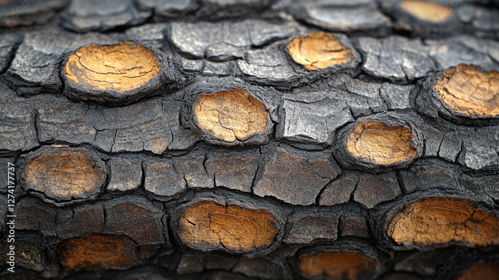 Close-up of the bark of a tree. Close-up of the bark of a tree.