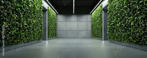 Elevate your experience premium eco parking facility urban center car park innovations green environment sustainable design photo