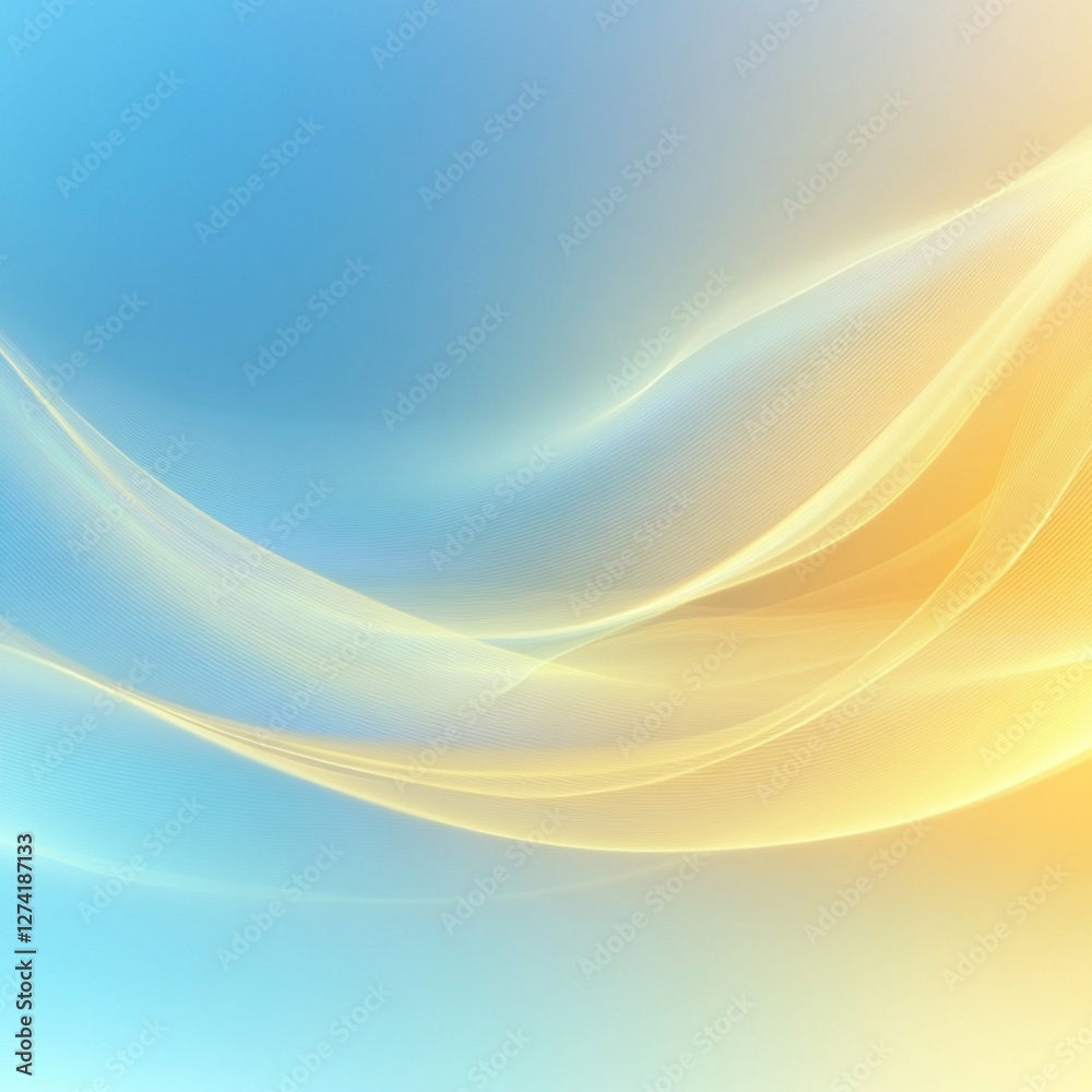 Obraz premium Smooth Gradient with Radiant Pastel Design