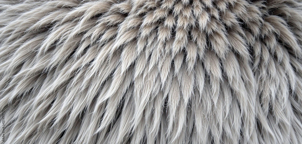 Fototapeta premium Fur Texture Background | Realistic Soft Furry Surface for Design