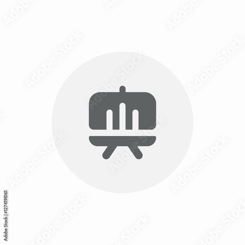 data analysis technique icon sign vector