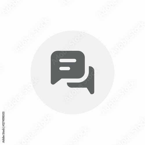 discussion platform icon sign vector