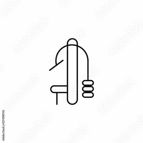 exercise weight icon sign vector