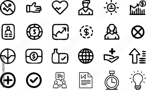 set of medical icons