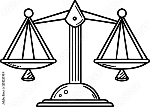 scales of justice vector