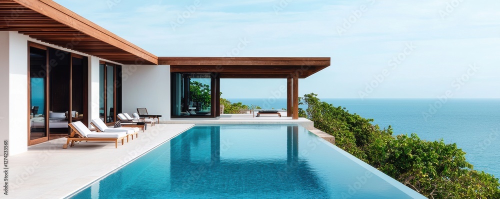 Relaxing luxury escape infinity pool at a clifftop resort tropical paradise scenic overlook unmatched travel experience Relaxing luxury escape infinity pool at a clifftop resort tropical paradise scenic overlook unmatched travel experience