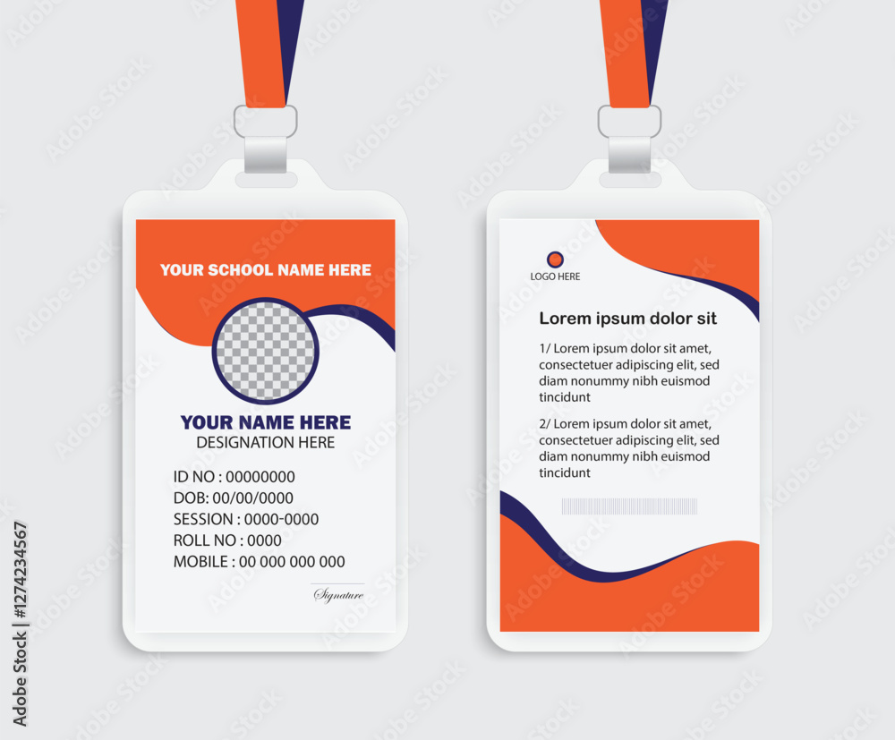 Modern Pers ID Card